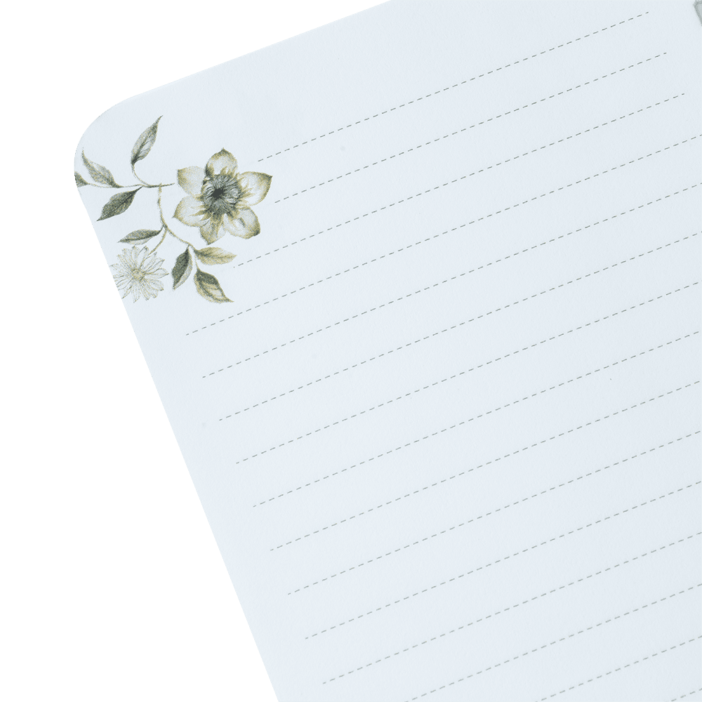 Nightingale Floral Notebook (D) – A6+