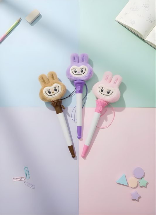 Labubu Fur Pen - Kawaii Pen