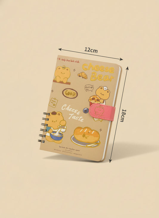Kawaii Cheese Bear Notebook