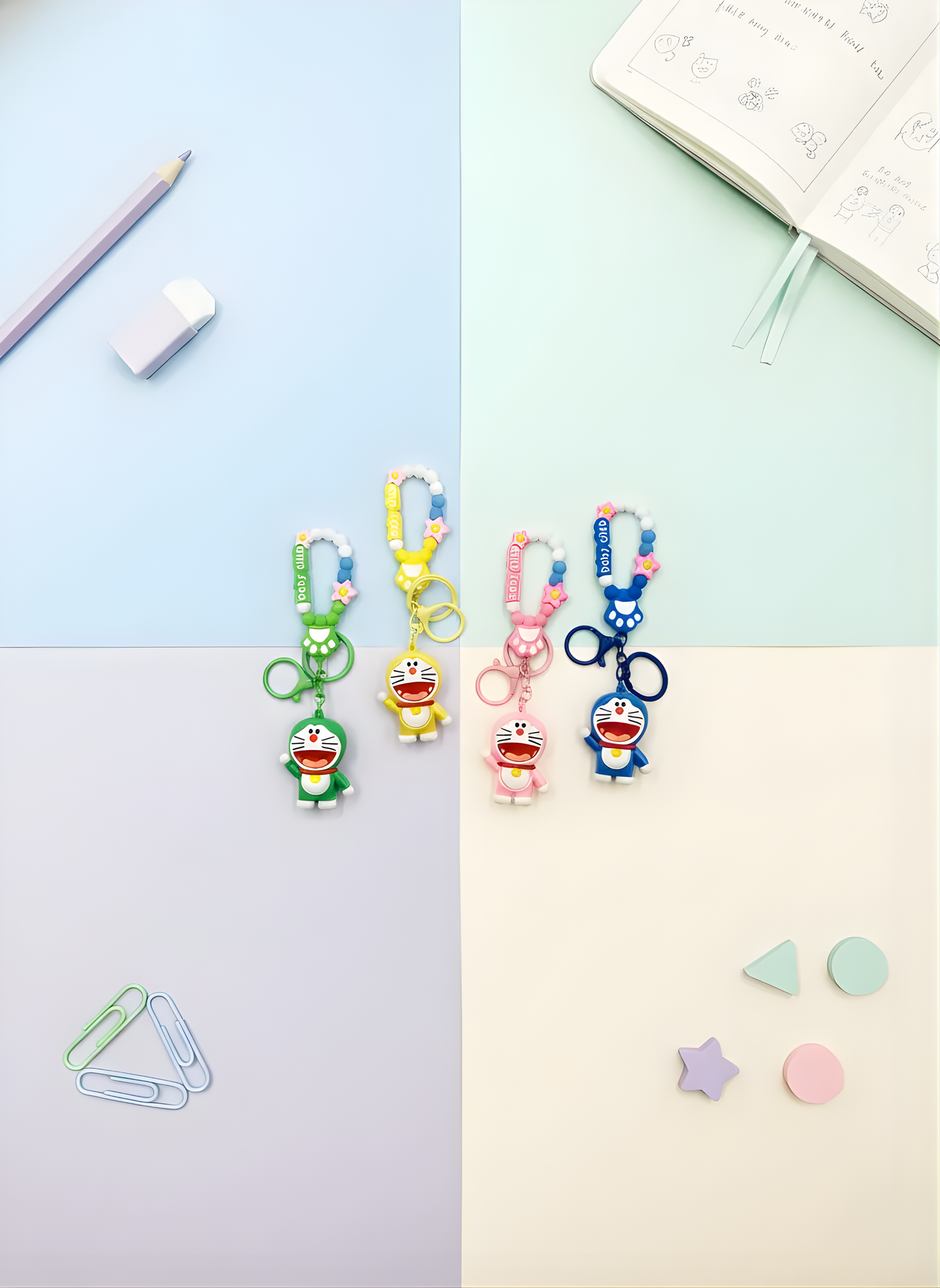 Doraemon Keychains | Car Danglers
