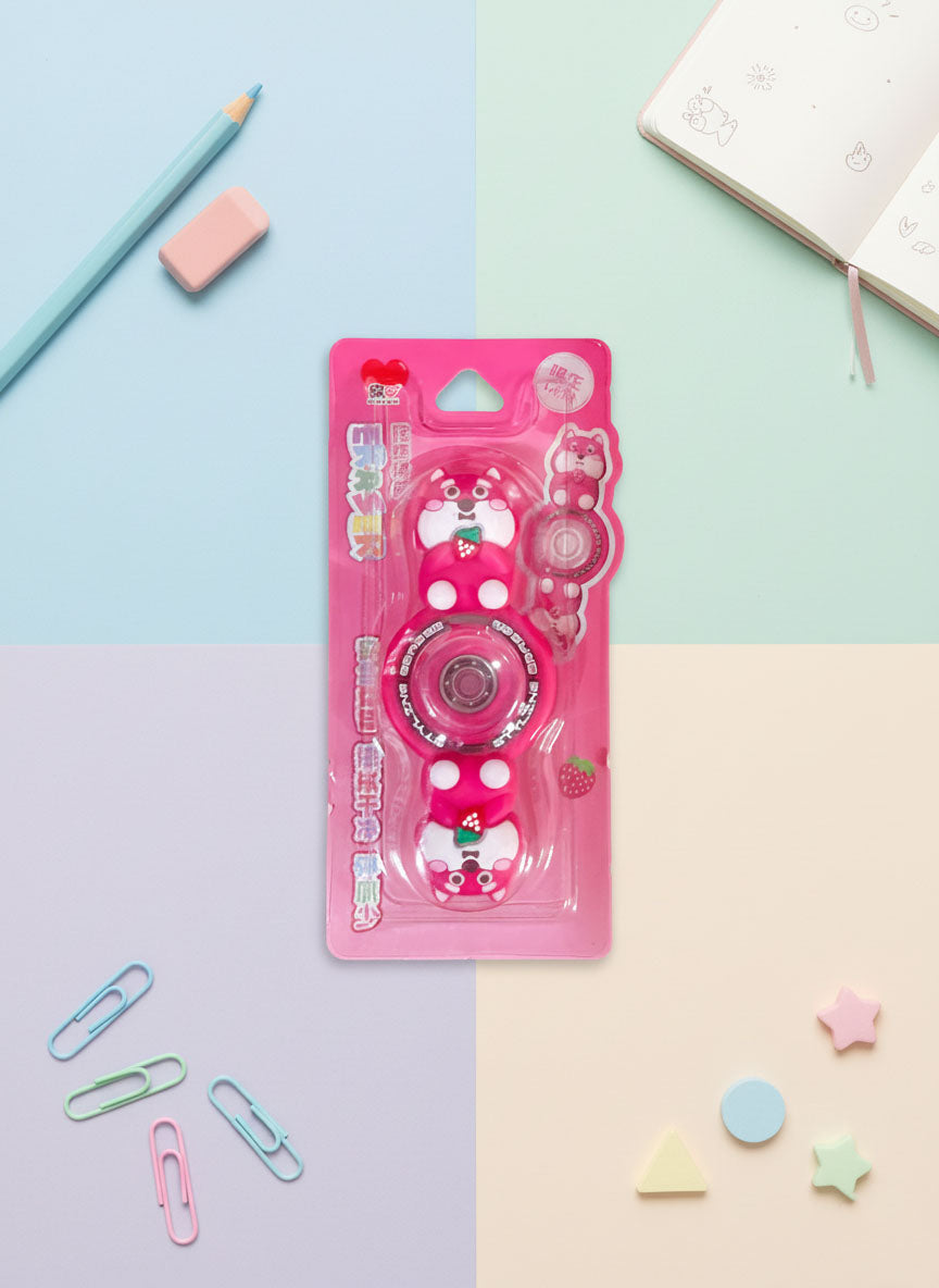 Strawberry Bear Spin Eraser
