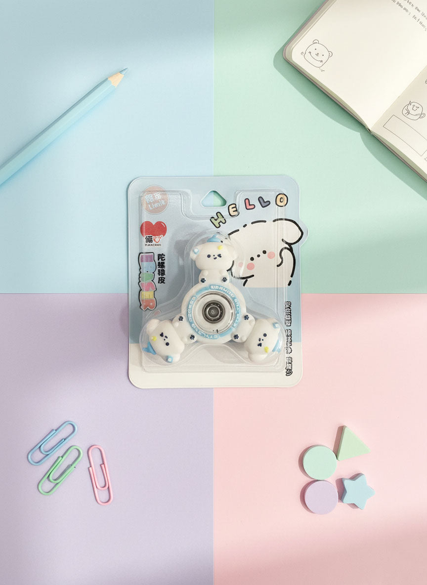 Kawaii Bear Spin Eraser