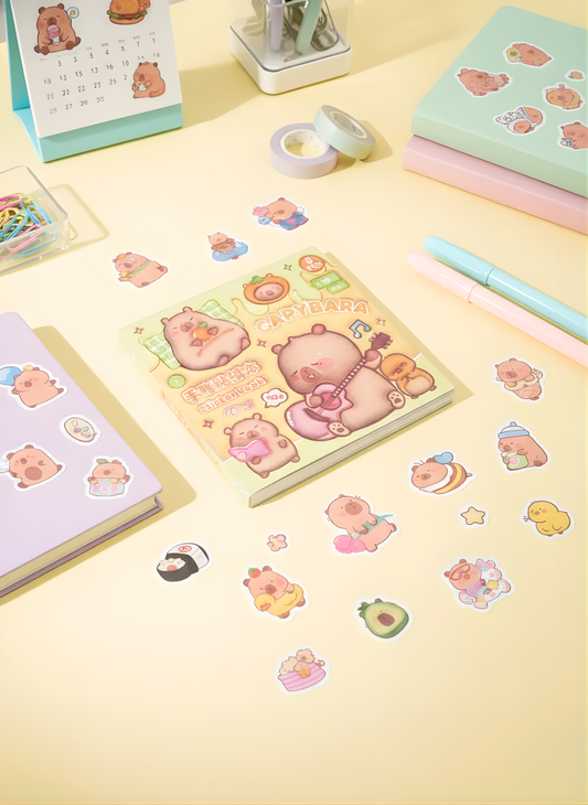 Capybara Sticker Books - Kawaii Stickers
