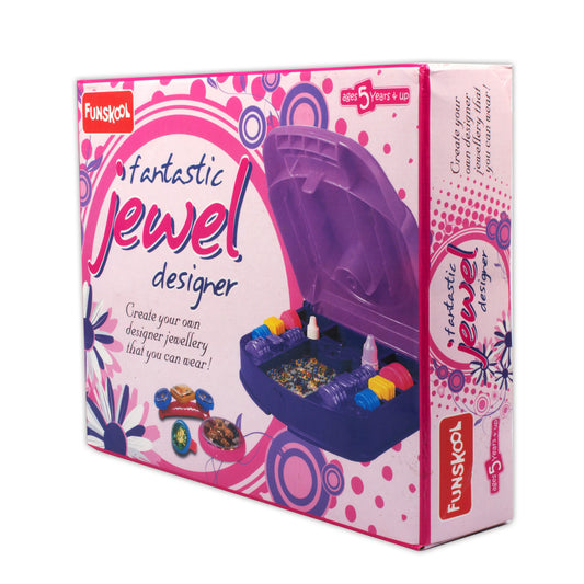 Box of Funskol Fantastic Jewel Designer toy on a white background