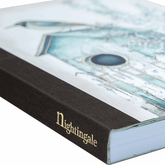 Nightingale Rustica 4 Subject Notebook – A Ruled EXE (172 x 240)