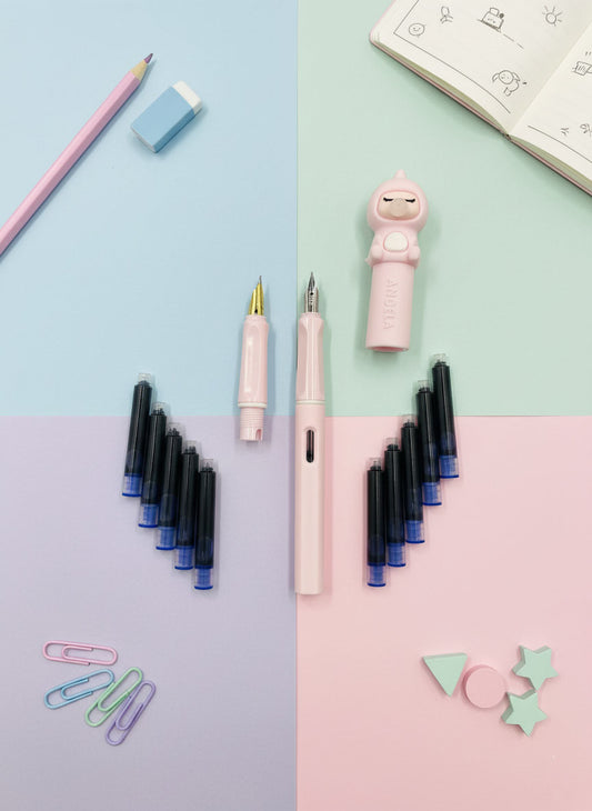 Kawaii Angela Ink Pen Set