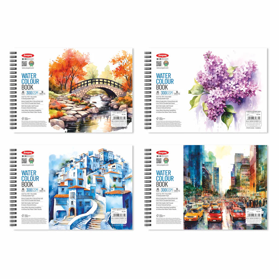 Anupam Watercolour Paper Wire o Book