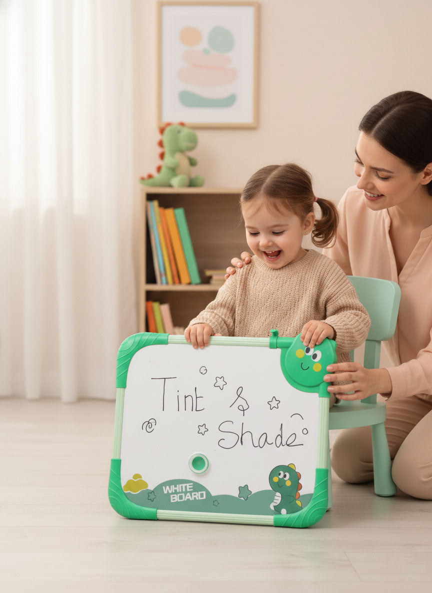 Dinosaur Whiteboard with Erase & Write Pen for Toddlers & Kids