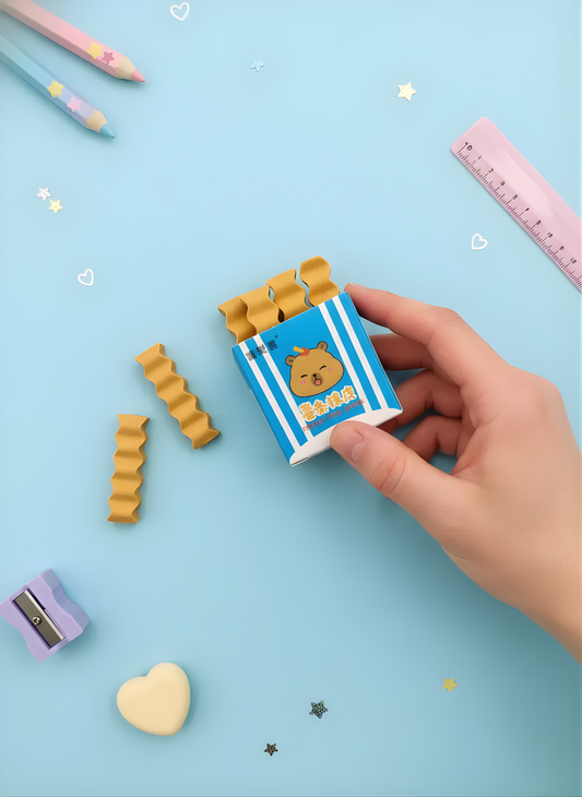 French Fries Eraser - Kawaii Eraser