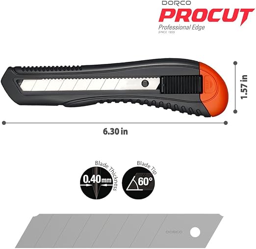 DORCO PROCUT Premium Cutters with Extra Blade(10 PCS) | (L301)