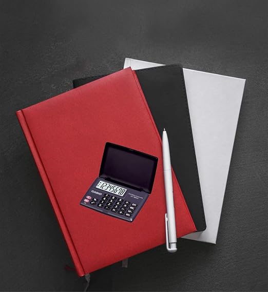 Casio LC-160LV-BK Portable Calculator with Flap Cover