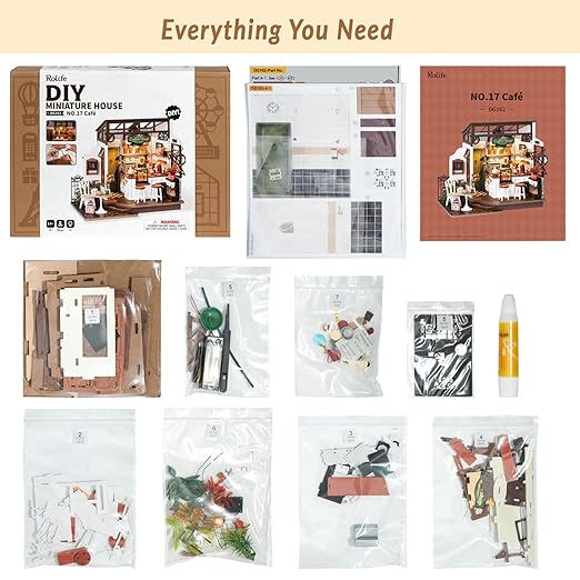 Rolife Coffee Shop Miniature House Kit