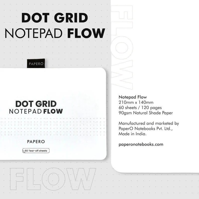 Dot Grid Notepad Air & Flow Combo