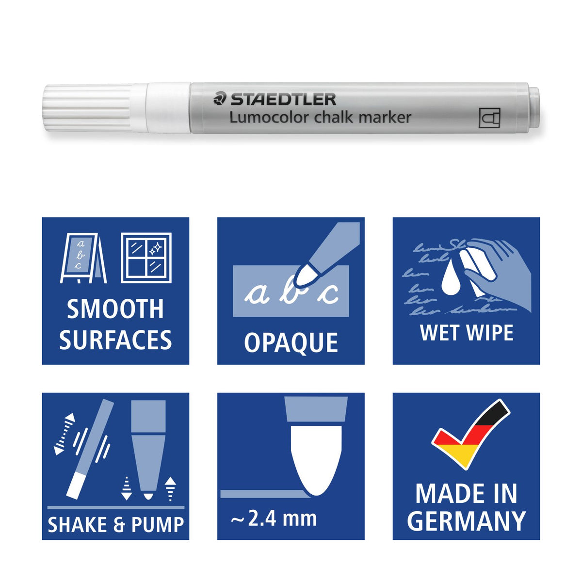 Staedtler Lumocolor Chalk Marker - Set of 8