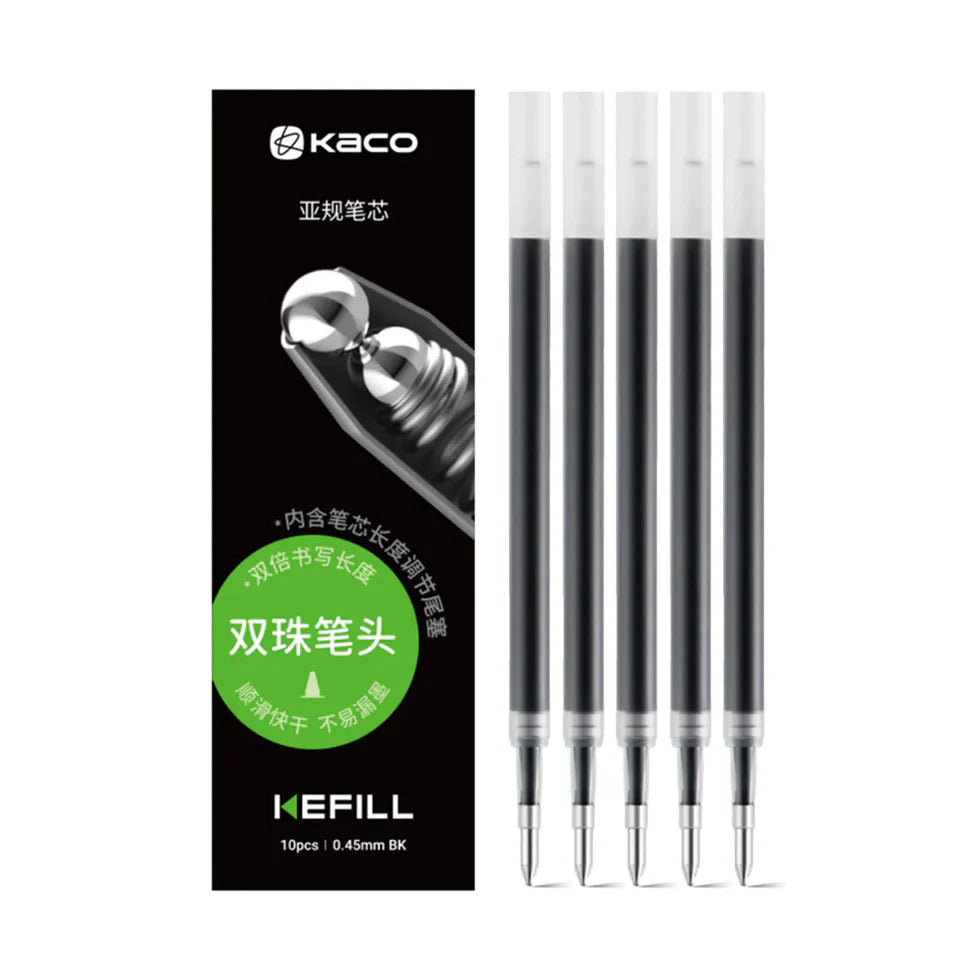 KACO HEFILL pen refills with packaging on a white background