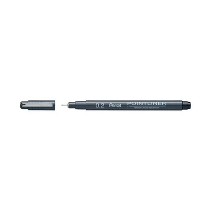 Pentel Point Liner Pen Black