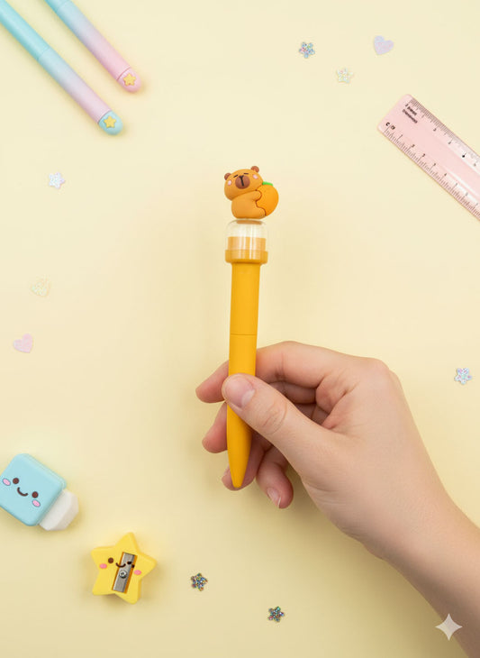 Kawaii Capybara Seal Pen
