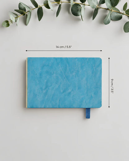 Potentate PU Watercolor Handbook – Blue | 9 x 14 cm