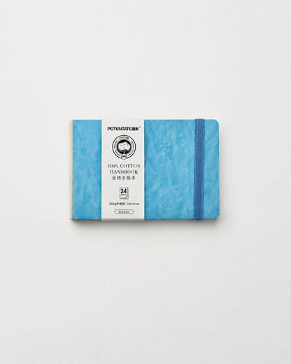 Potentate PU Watercolor Handbook – Blue | 9 x 14 cm