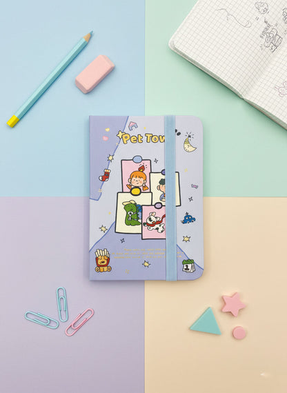 Kawaii Pet Town Mini Notebook - A7