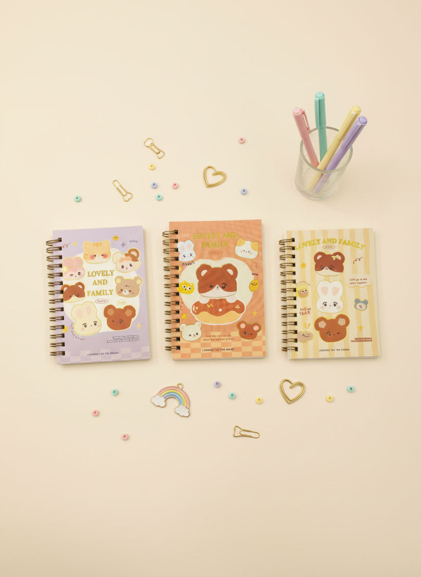 Kawaii Lovely and Family Notebook