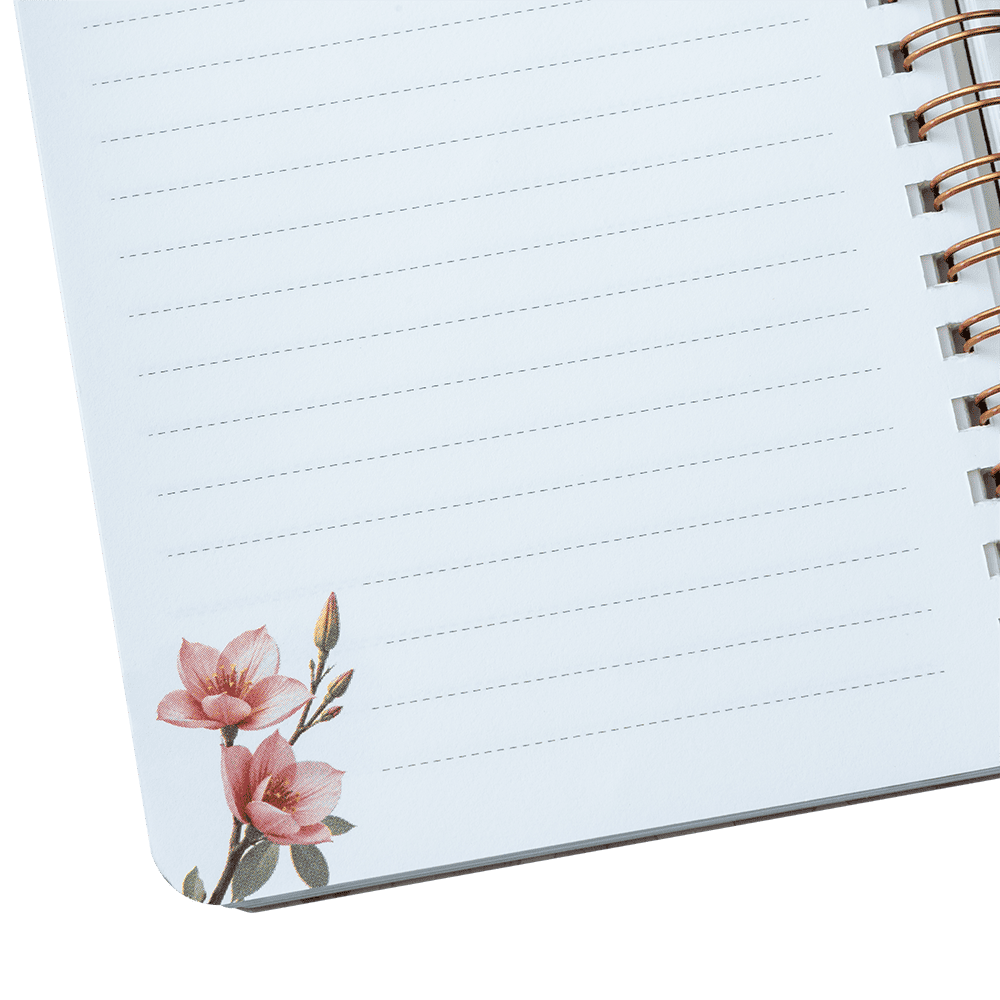 Nightingale Floral Notebook (B) – A6+