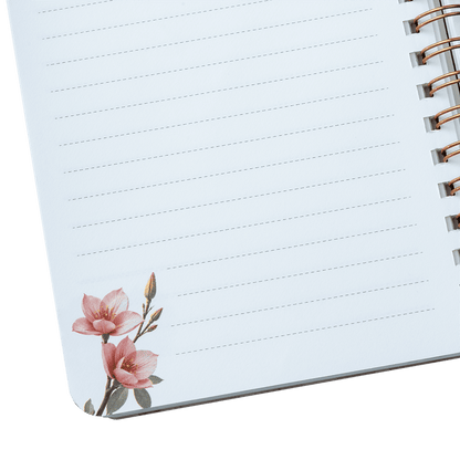 Nightingale Floral Notebook (B) – A6+