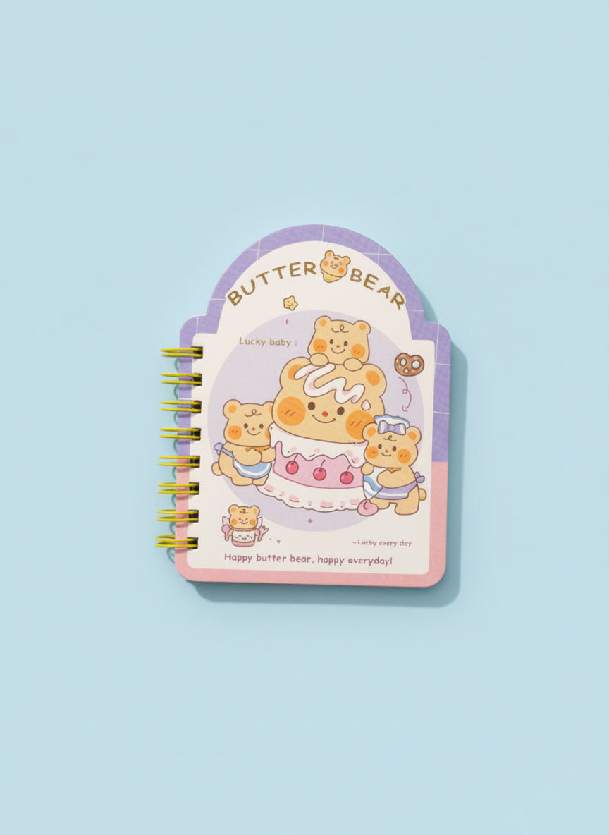 Kawaii Butter Bear Notebook