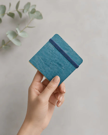 Potentate PU Watercolor Handbook – Blue | 10 x 10 cm | 300GSM | Cold Press