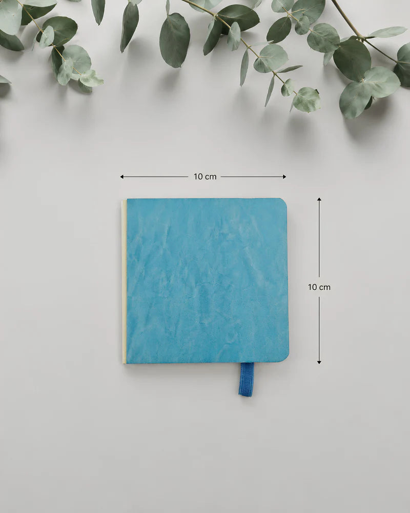 Potentate PU Watercolor Handbook – Blue | 10 x 10 cm | 300GSM | Cold Press