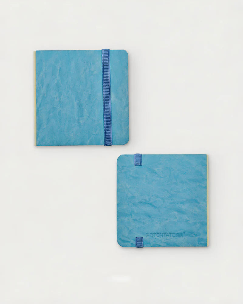 Potentate PU Watercolor Handbook – Blue | 10 x 10 cm | 300GSM | Cold Press