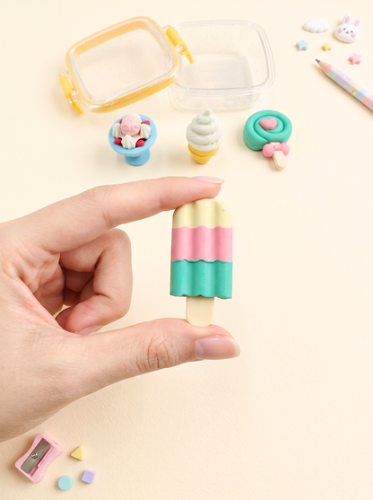 Cute mini food erasers