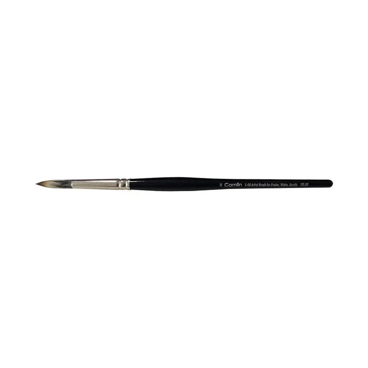 Camel Artist Brush Series 68 Round - Soft Hair - Ergonomic Handle