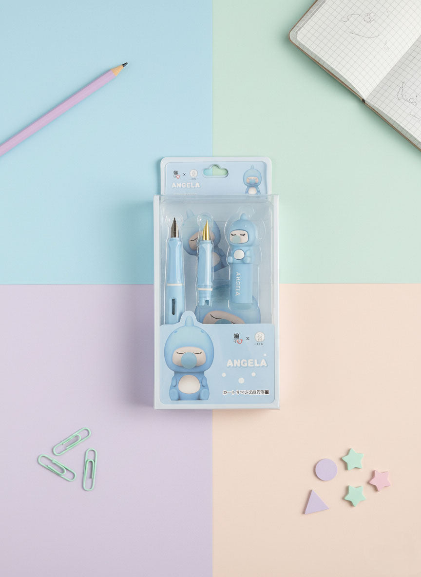 Kawaii Angela Ink Pen Set