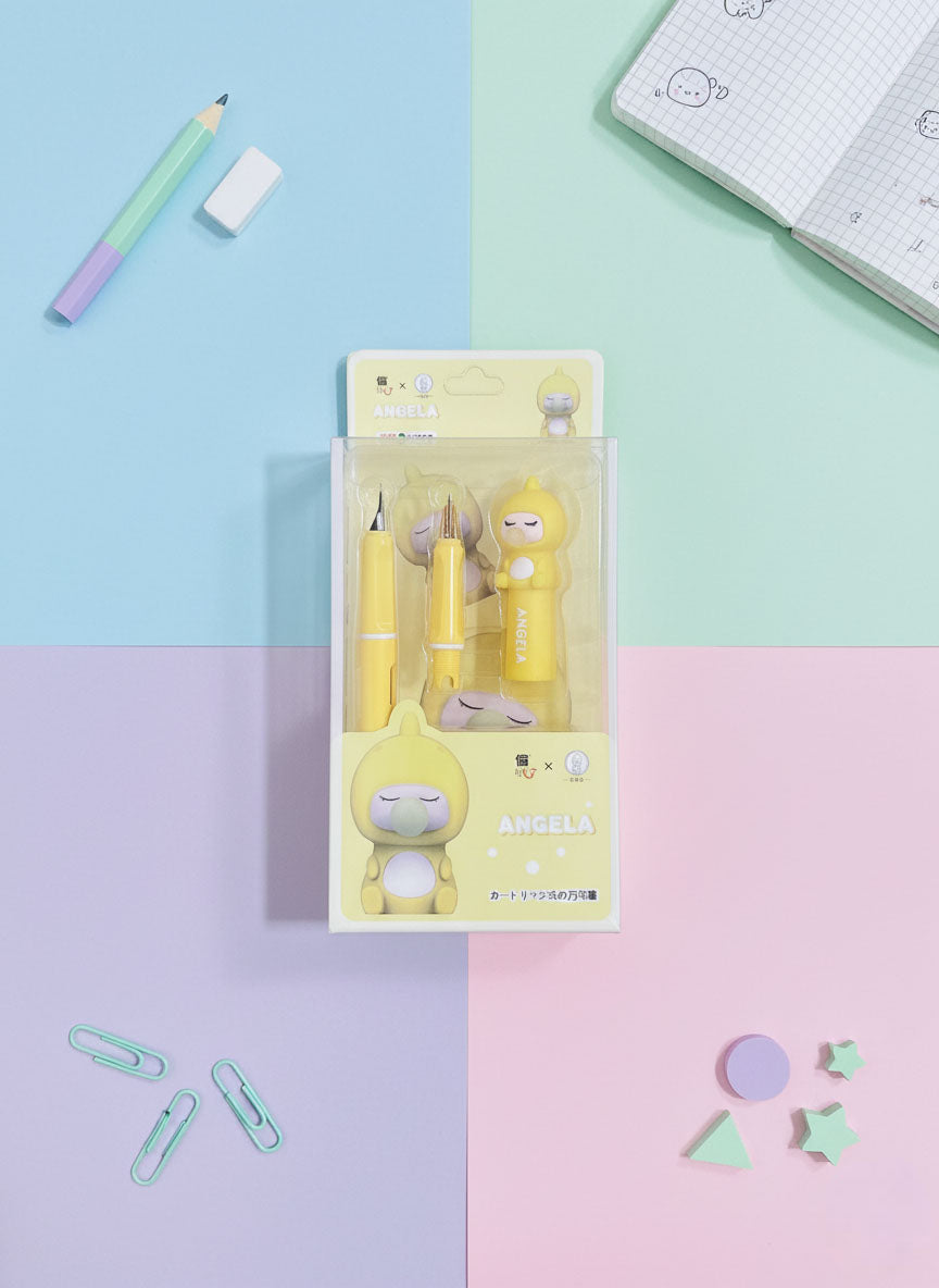 Kawaii Angela Ink Pen Set