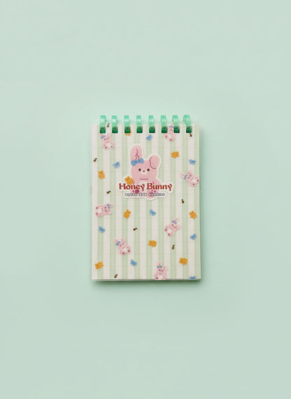 Honey Bunny & Honey Bear A7 Mini Spiral Notebooks