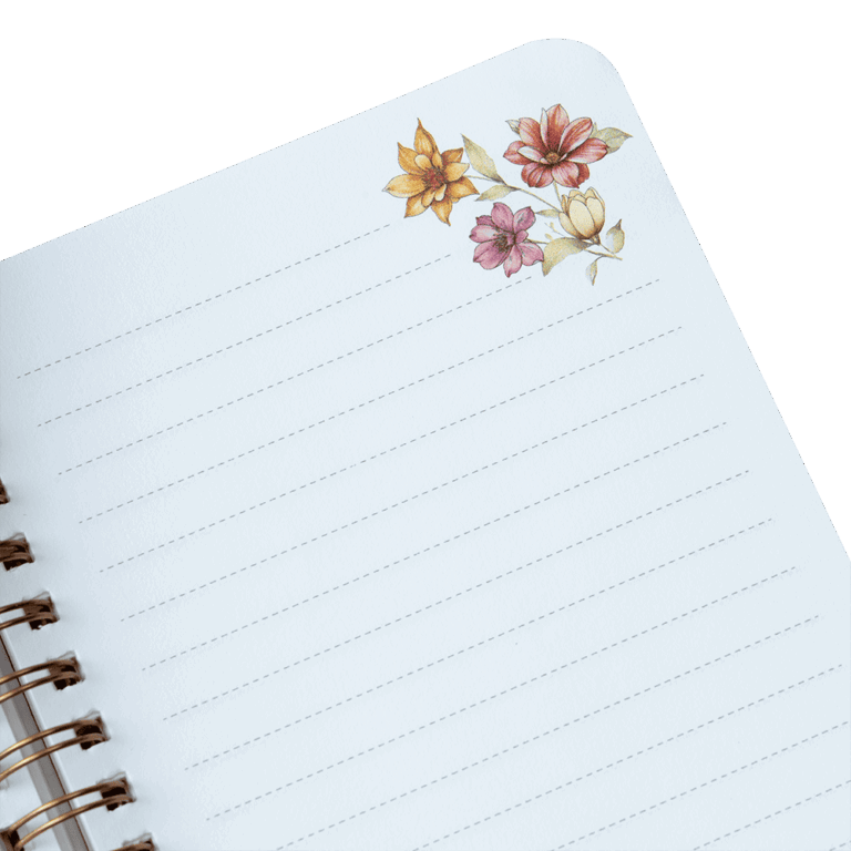 Nightingale Floral Notebook (B) – A6+