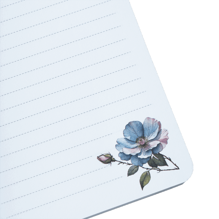 Nightingale Floral Notebook (B) – A6+