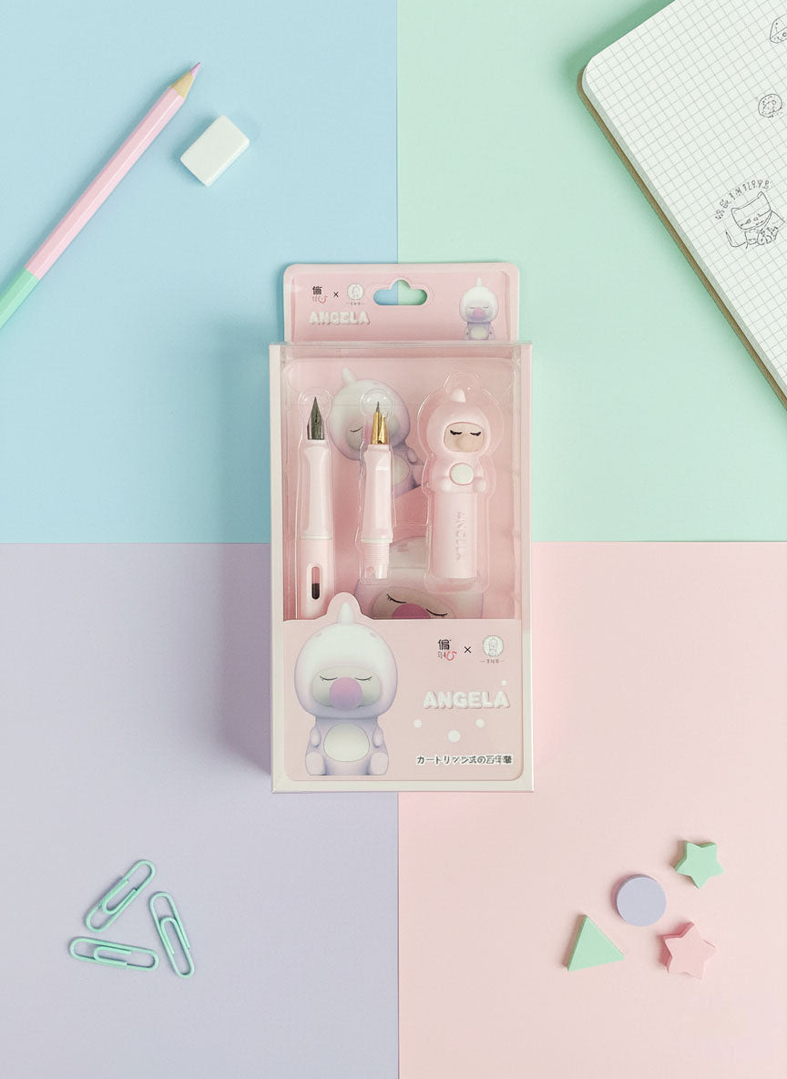 Kawaii Angela Ink Pen Set