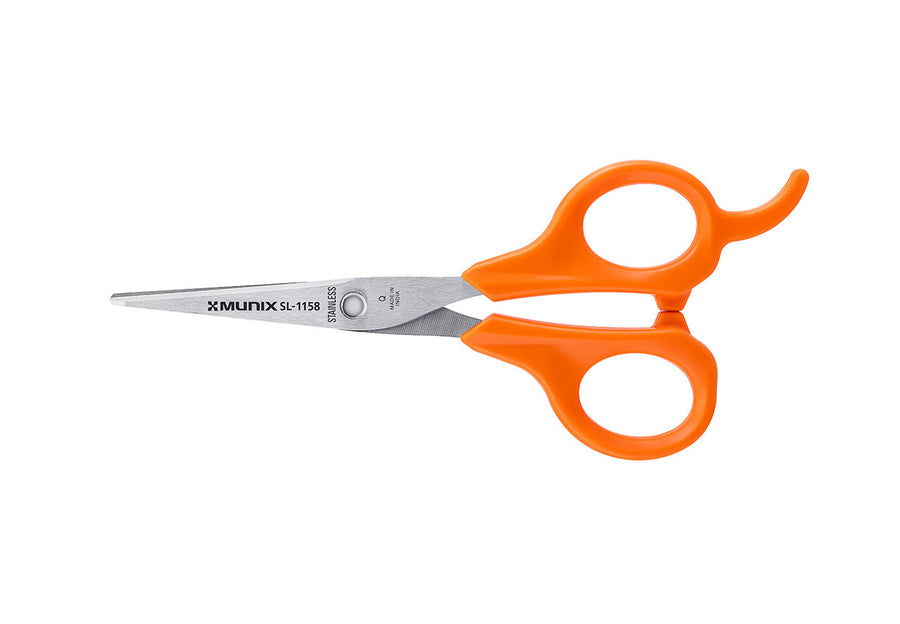 Munix SL-1158 148 mm / 5.8" Stainless Steel Scissors | Pointed Tip with Shock Proof Body