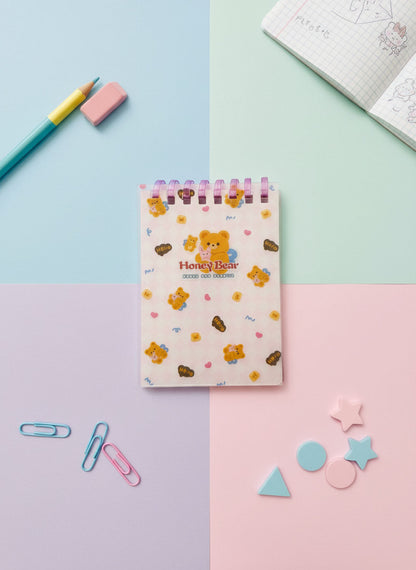 Honey Bunny & Honey Bear A7 Mini Spiral Notebooks