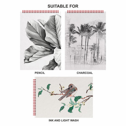 Anupam Sketch-O Pro Spiral Bound Sketchbook – 270 GSM