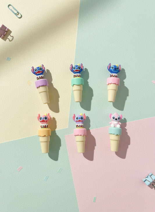 Kawaii Highlighter Set Ice Cream - Stitch