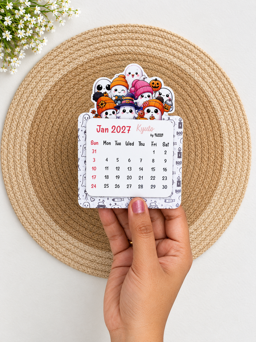 Boo Boo Mini Magnetic Calendar for 2027
