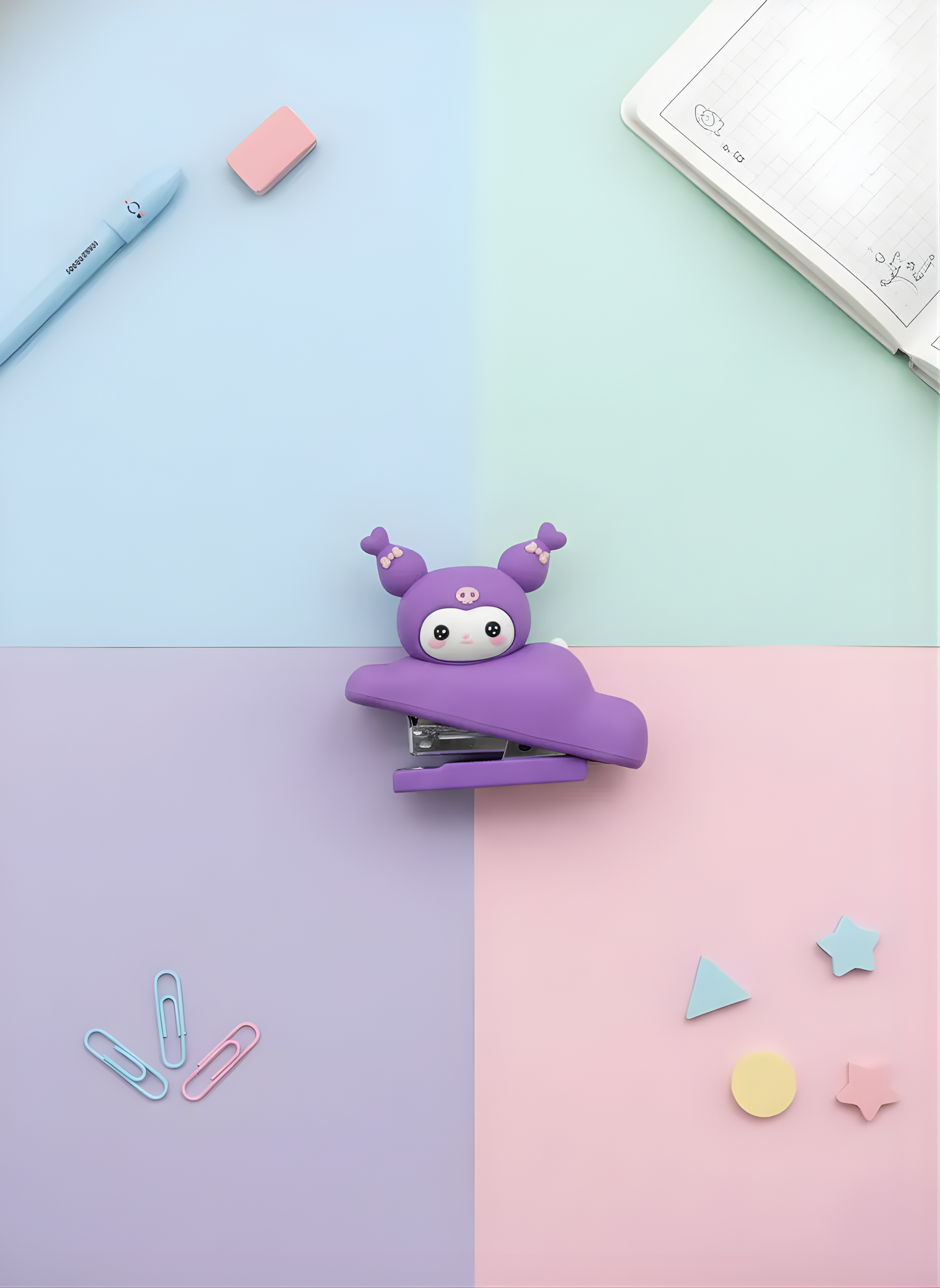 Kuromi Stapler - Kawaii Stapler