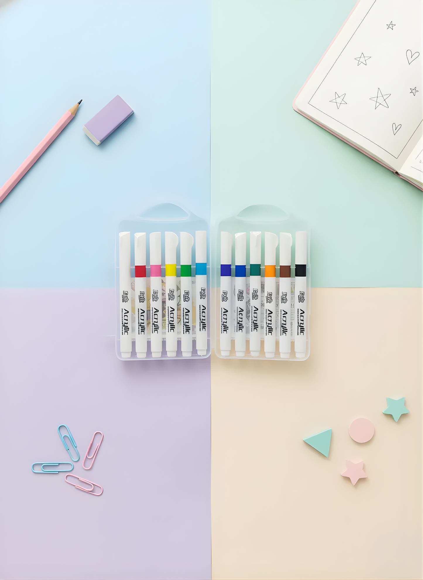 Acrylic Paint Marker - 12 Shades