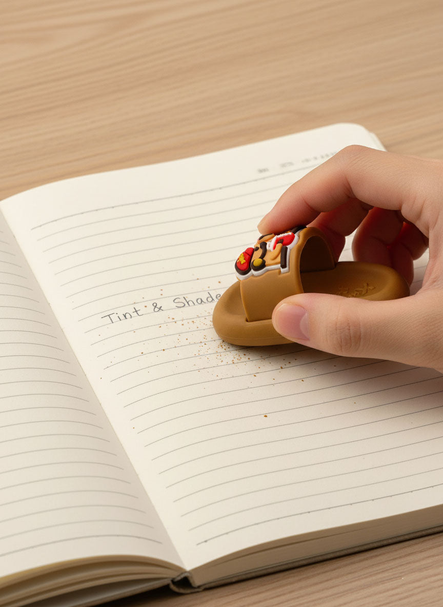 Capybara Slipper Eraser