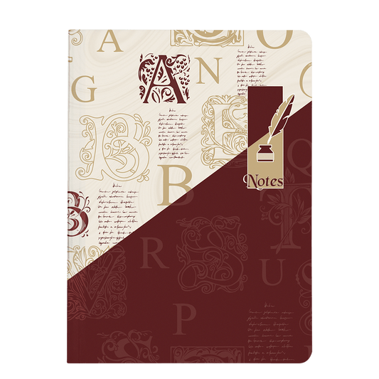 Nightingale Layflat Notebook – Red