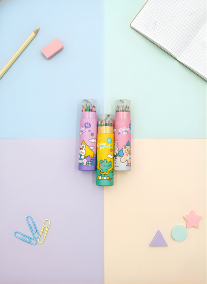 Color Pencils Long - 24 shades