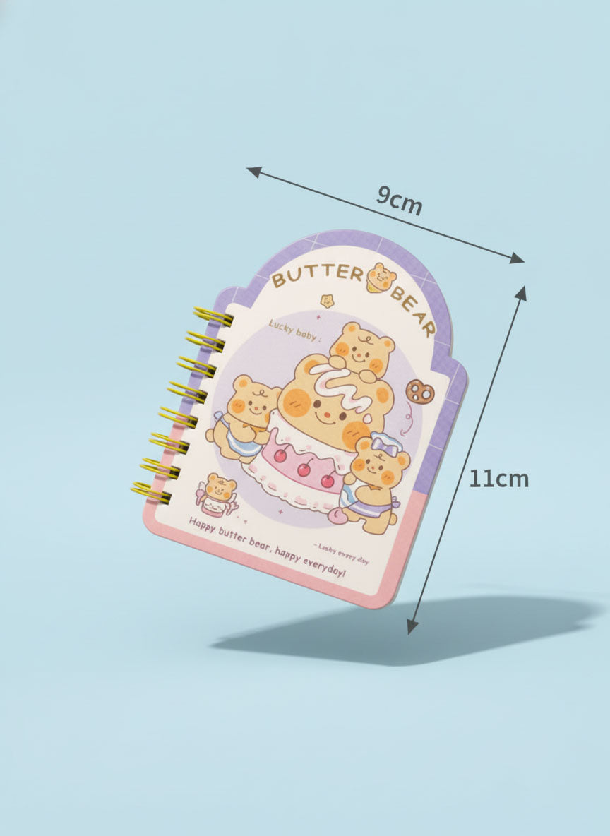 Kawaii Butter Bear Notebook